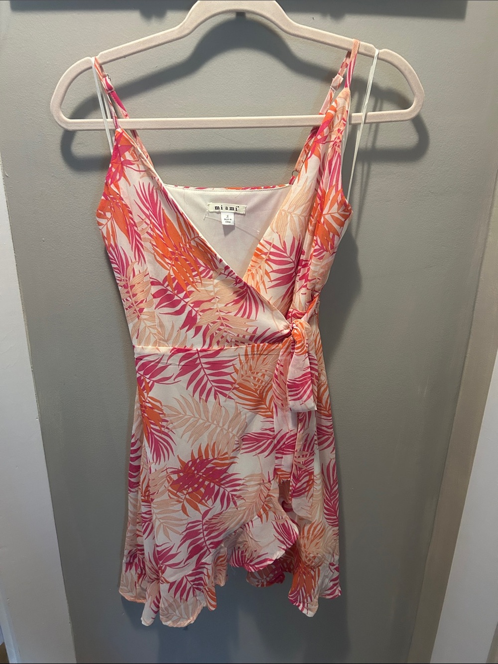 Miami Pink and Orange Summer Dress